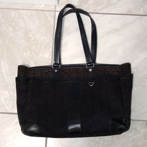 Oversized Coach purse. Black